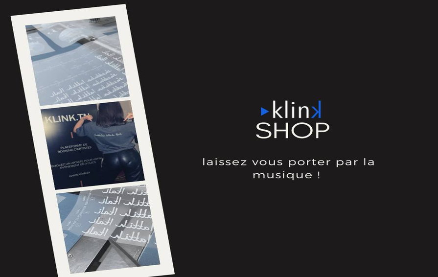 Lancement de notre nouveau service KLINK SHOP « laissez vous porter par la musique » avec la première collection « DAWER DAWER »